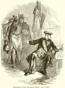 Chickasaws com cabeça de espanhóis de English School