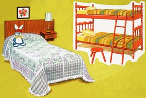 Cama de criança e beliche de English School