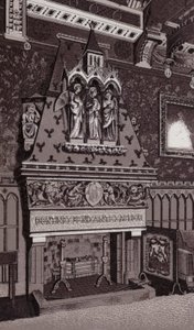 Peça de Chaminé, Castelo de Cardiff (litho) de English School