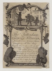 Chimney Sweeps, Thomas Tattenham, cartão comercial de English School