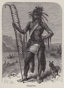 Chippewa (gravura) de English School