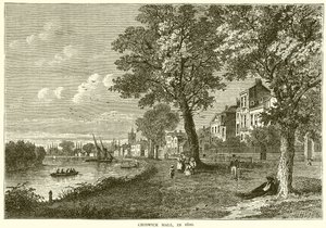 Chiswick Mall, em 1820 de English School