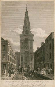 Igreja de Cristo, Spitalfields, Londres de English School