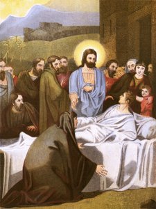 Cristo e viúva de Naim