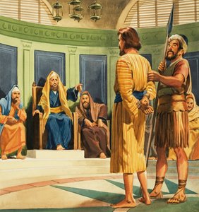 Cristo diante de Caifás