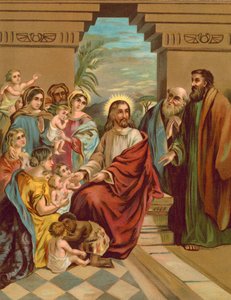 Cristo abençoando as crianças