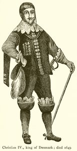 Christian IV, rei da Dinamarca; Morreu 1649 de English School