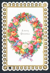 Grinalda De Flores De Natal, Christmas Card de English School