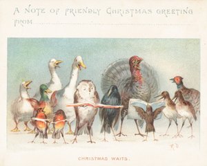 Esperas De Natal, Cartão De Natal de English School