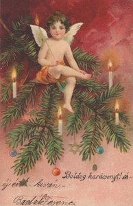 Anjo de natal de English School