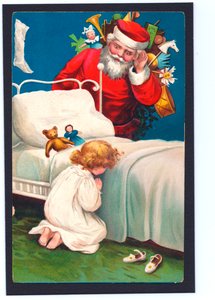 Postal de Natal, c.1907 de English School