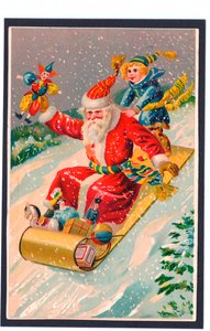 Postal de Natal, c.1907 de English School