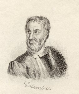 Cristóvão Colombo, do &39;Crabb&39;s Historical Dictionary&39;, publicado em 1825 de English School