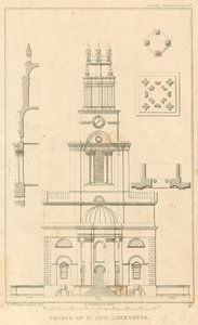 Igreja de St Ann, Limehouse, Londres de English School