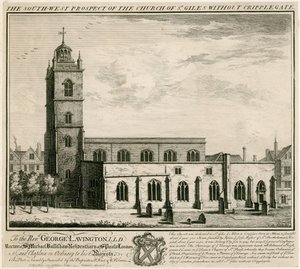 Igreja de St Giles sem Cripplegate, Londres de English School