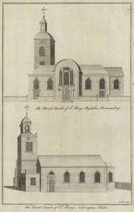 Igreja de Santa Maria Madalena, Bermondsey e Igreja de Santa Maria, Newington Butts