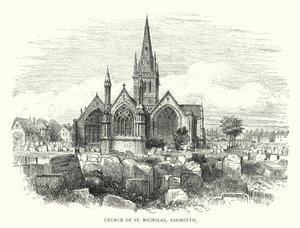 Igreja de São Nicolau, Yarmouth (gravura) de English School