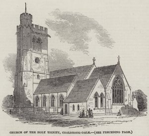Igreja da Santíssima Trindade, Coalbrook-Dale (gravura) de English School