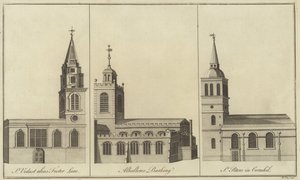 Igrejas de St Vedast, Foster Lane, Allhallows, Barking e St Peter em Cornhill, Londres