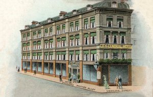 City Central Hotel, Londres (cor litho) de English School