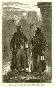 Vigilantes da cidade do século XVI de English School