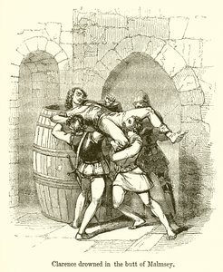 Clarence afogou-se no Butt of Malmsey de English School
