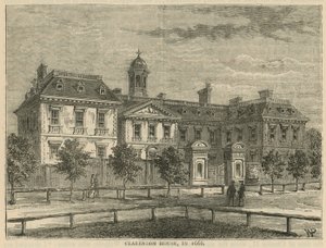 Clarendon House em 1666 de English School