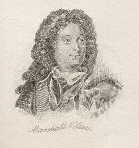 Claude Louis Hector de Villars, do &39;Crabb&39;s Historical Dictionary&39;, publicado em 1825 de English School