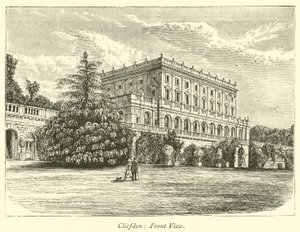 Cliefden, vista frontal de English School