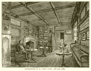 Sala de café no portão de St. Johns de English School
