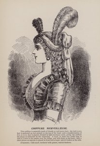 Coiffure Merveilleuse (gravura) de English School