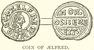 Moeda de Aelfred de English School