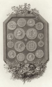 Moedas da Rainha Elizabeth I de English School