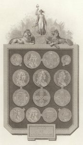 Moedas de William e Mary de English School