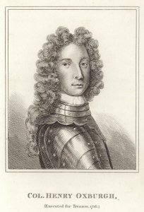 Coronel Henry Oxburgh, executado por traição, 1716 de English School