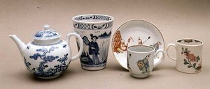 Coleção de porcelana de Liverpool de English School
