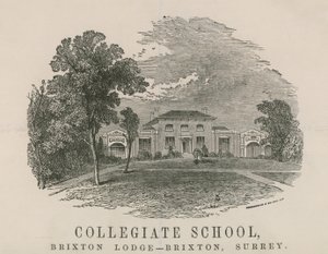 Colegial School, Brixton Lodge, Brixton, Surrey de English School