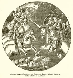 Combate entre cruzados e sarracenos de English School