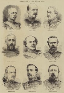 Comandantes do Exército Francês (gravura) de English School