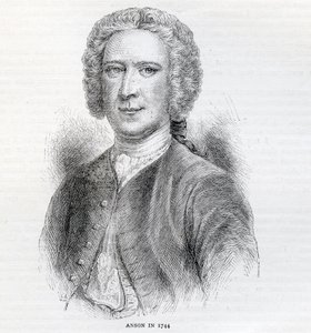 Comodoro George Anson, 1º Barão Anson (1697-1762), 1744 de English School