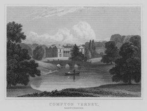 Compton Verney, Warwickshire (gravura) de English School