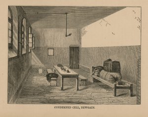 Cela condenada na prisão de Newgate de English School