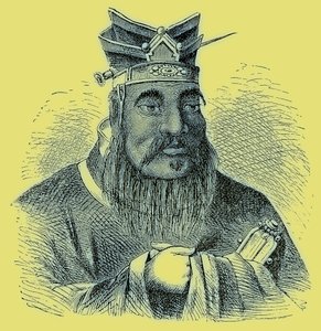 Confúcio, ilustração da história ilustrada do mundo, publicado c.1880 (imagem digital melhorada) de English School