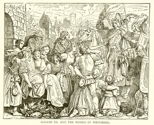 Conrad III e as mulheres de Weinsberg de English School