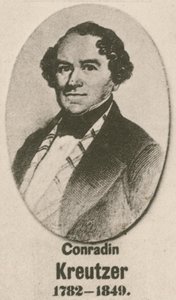 Conradin Kreutzer (gravura) de English School
