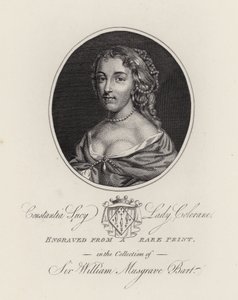Constantia Lucy, Lady Colerane (gravura) de English School