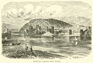 Castelo de Conway e cidade de English School