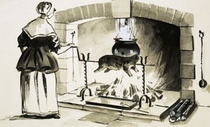Cozinhar com um espeto de English School
