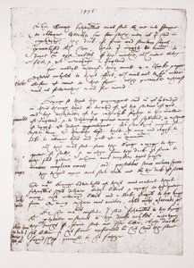 Cópia de um memorando de John Hawkins sobre suas relações com a Espanha, 1576 de English School