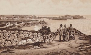 Cornualha: São Ives do Sul (litho) de English School